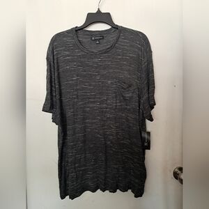 INC International Concepts Charcoal Heathered Tee